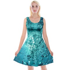 Bubbles Water Bub Reversible Velvet Sleeveless Dress by artworkshop