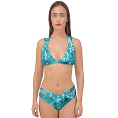 Bubbles Water Bub Double Strap Halter Bikini Set by artworkshop