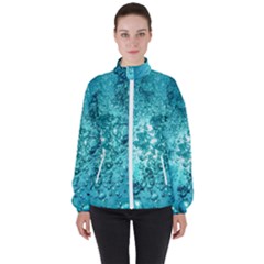 Bubbles Water Bub Women s High Neck Windbreaker by artworkshop