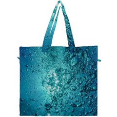 Bubbles Water Bub Canvas Travel Bag by artworkshop