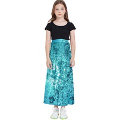 Bubbles Water Bub Kids  Flared Maxi Skirt by artworkshop