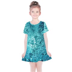 Bubbles Water Bub Kids  Simple Cotton Dress by artworkshop