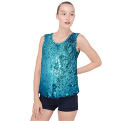 Bubbles Water Bub Bubble Hem Chiffon Tank Top by artworkshop