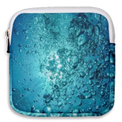 Bubbles Water Bub Mini Square Pouch by artworkshop