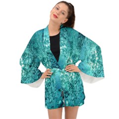 Bubbles Water Bub Long Sleeve Kimono by artworkshop