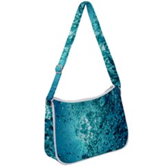 Bubbles Water Bub Zip Up Shoulder Bag by artworkshop