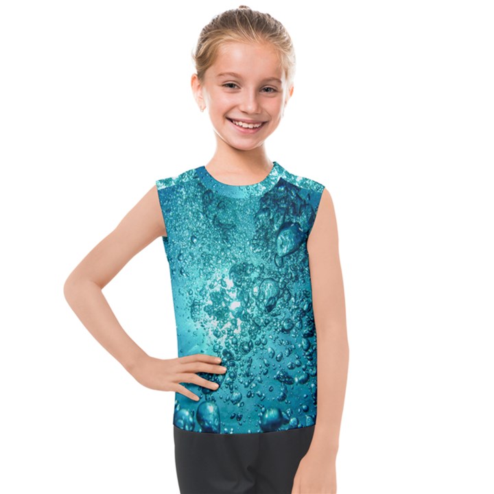 Bubbles Water Bub Kids  Mesh Tank Top