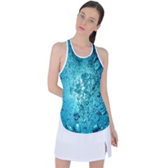 Bubbles Water Bub Racer Back Mesh Tank Top by artworkshop