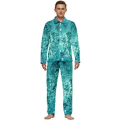 Bubbles Water Bub Men s Long Sleeve Velvet Pocket Pajamas Set by artworkshop