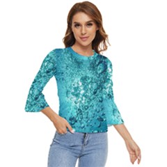 Bubbles Water Bub Bell Sleeve Top