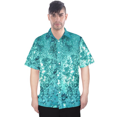 Bubbles Water Bub Men s Hawaii Shirt by artworkshop