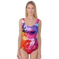 Colorful Painting Princess Tank Leotard  by artworkshop