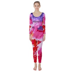 Colorful Painting Long Sleeve Catsuit by artworkshop