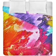 Colorful Painting Duvet Cover Double Side (king Size) by artworkshop