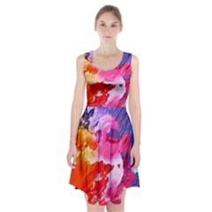 Colorful Painting Racerback Midi Dress by artworkshop