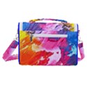 Colorful Painting Satchel Shoulder Bag View3