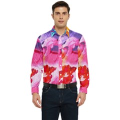 Colorful Painting Men s Long Sleeve  Shirt by artworkshop