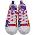 Colorful Painting Kids  Mid-Top Canvas Sneakers View1