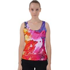 Colorful Painting Velvet Tank Top by artworkshop