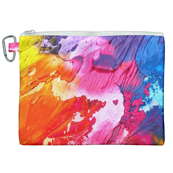 Colorful Painting Canvas Cosmetic Bag (XXL)