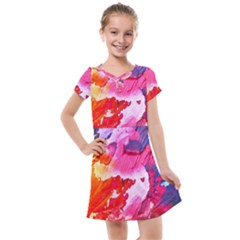 Colorful Painting Kids  Cross Web Dress by artworkshop