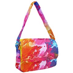 Colorful Painting Courier Bag by artworkshop