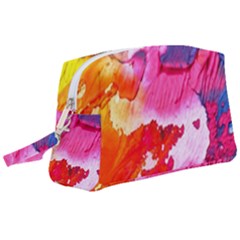 Colorful Painting Wristlet Pouch Bag (large) by artworkshop