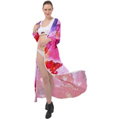 Colorful Painting Maxi Chiffon Beach Wrap by artworkshop