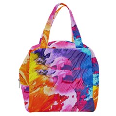 Colorful Painting Boxy Hand Bag by artworkshop