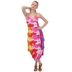 Colorful Painting Layered Bottom Dress by artworkshop