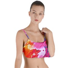 Colorful Painting Layered Top Bikini Top  by artworkshop