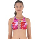 Colorful Painting Perfectly Cut Out Bikini Top View1