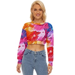 Colorful Painting Lightweight Long Sleeve Sweatshirt by artworkshop