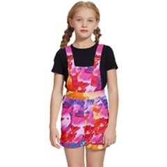 Colorful Painting Kids  Short Overalls