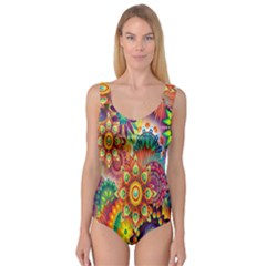 Mandalas Colorful Abstract Ornamental Princess Tank Leotard  by artworkshop