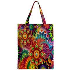 Mandalas Colorful Abstract Ornamental Zipper Classic Tote Bag by artworkshop