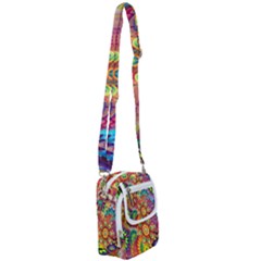 Mandalas Colorful Abstract Ornamental Shoulder Strap Belt Bag by artworkshop