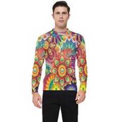 Mandalas Colorful Abstract Ornamental Men s Long Sleeve Rash Guard by artworkshop