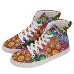 Mandalas Colorful Abstract Ornamental Men s Hi-top Skate Sneakers by artworkshop