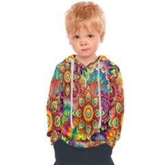 Mandalas Colorful Abstract Ornamental Kids  Overhead Hoodie by artworkshop