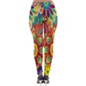 Mandalas Colorful Abstract Ornamental Lightweight Velour Leggings View2