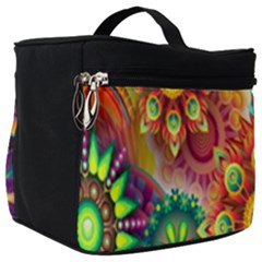 Mandalas Colorful Abstract Ornamental Make Up Travel Bag (big) by artworkshop