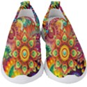 Mandalas Colorful Abstract Ornamental Kids  Slip On Sneakers View1