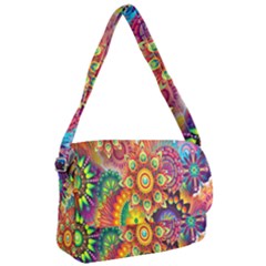 Mandalas Colorful Abstract Ornamental Courier Bag by artworkshop