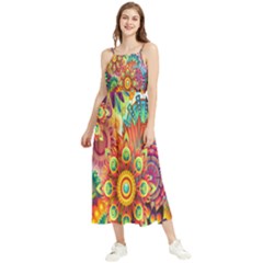 Mandalas Colorful Abstract Ornamental Boho Sleeveless Summer Dress by artworkshop