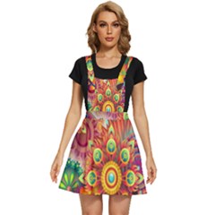 Mandalas Colorful Abstract Ornamental Apron Dress