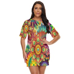 Mandalas Colorful Abstract Ornamental Just Threw It On Dress