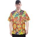 Mandalas Colorful Abstract Ornamental Men s Hawaii Shirt View1