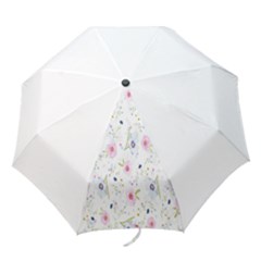 Pattern Flowers Folding Umbrellas by artworkshop