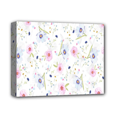 Pattern Flowers Deluxe Canvas 14  X 11  (stretched) by artworkshop